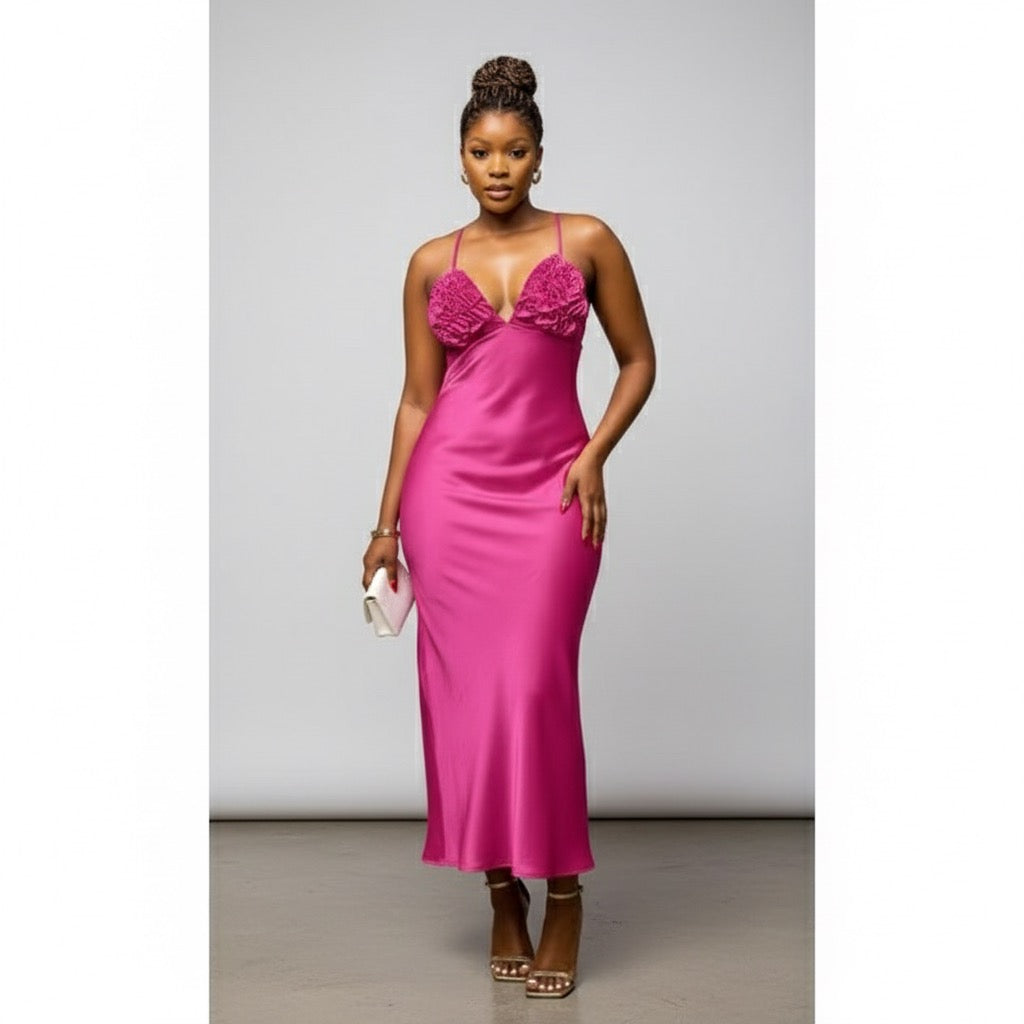 Backless Lace Up Hip Package Bodycon Evening Dress