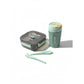 4-Piece Reusable Lunch Box & Cup Set