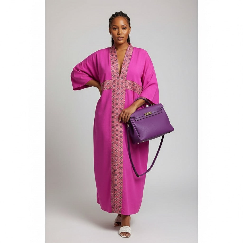 Elegant African Kimono Traditional Trending Maxi Dress