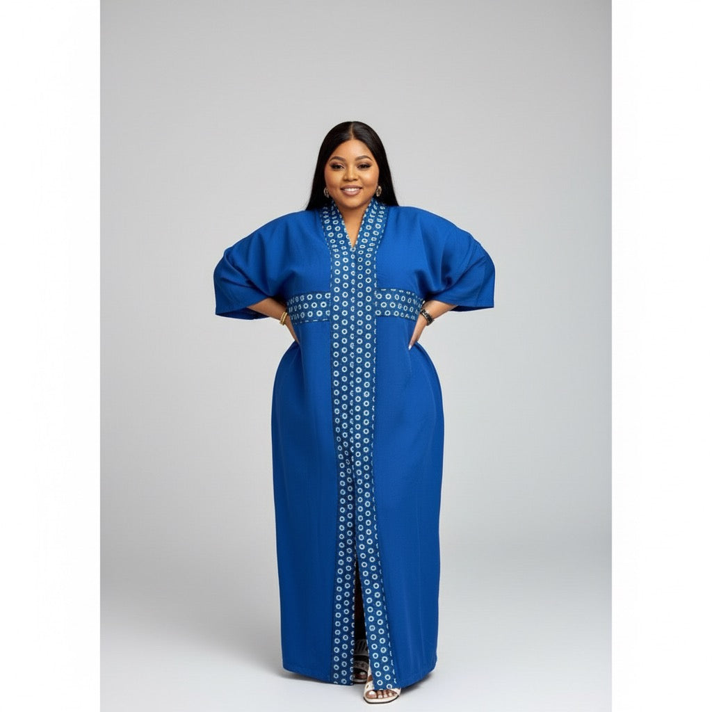 Elegant African Kimono Traditional Trending Maxi Dress