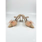 Bow Trim Pointy Kitten Mule Heel