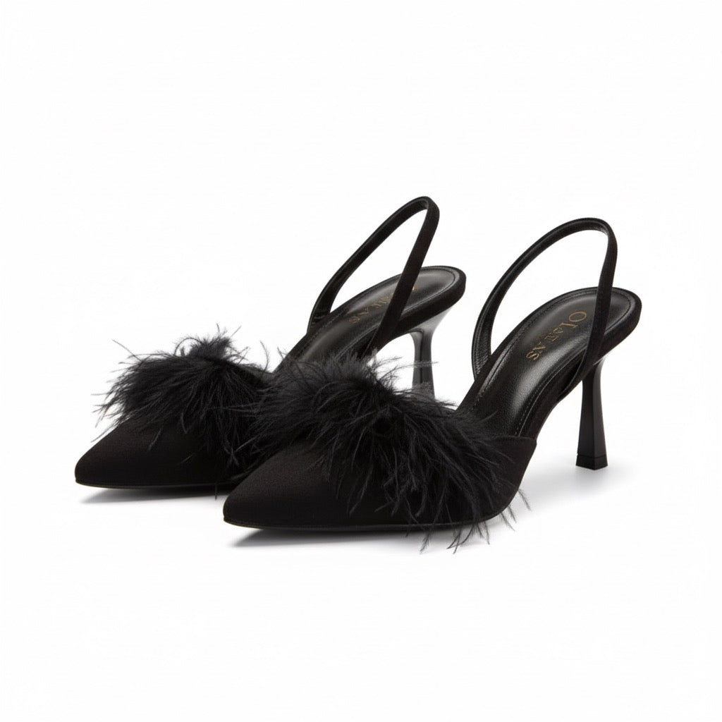 Elegant Ankle Strap Sexy Thin Heel Pumps