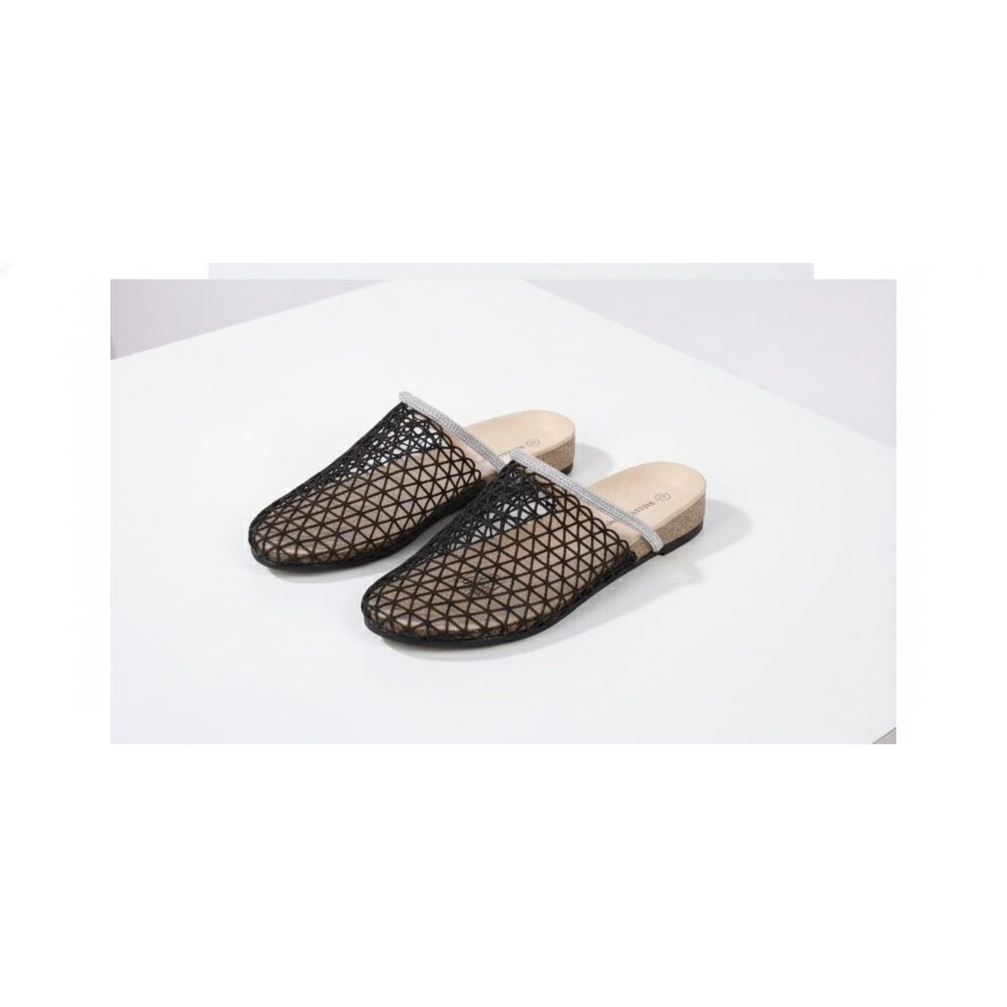 Women's mesh slide sandals