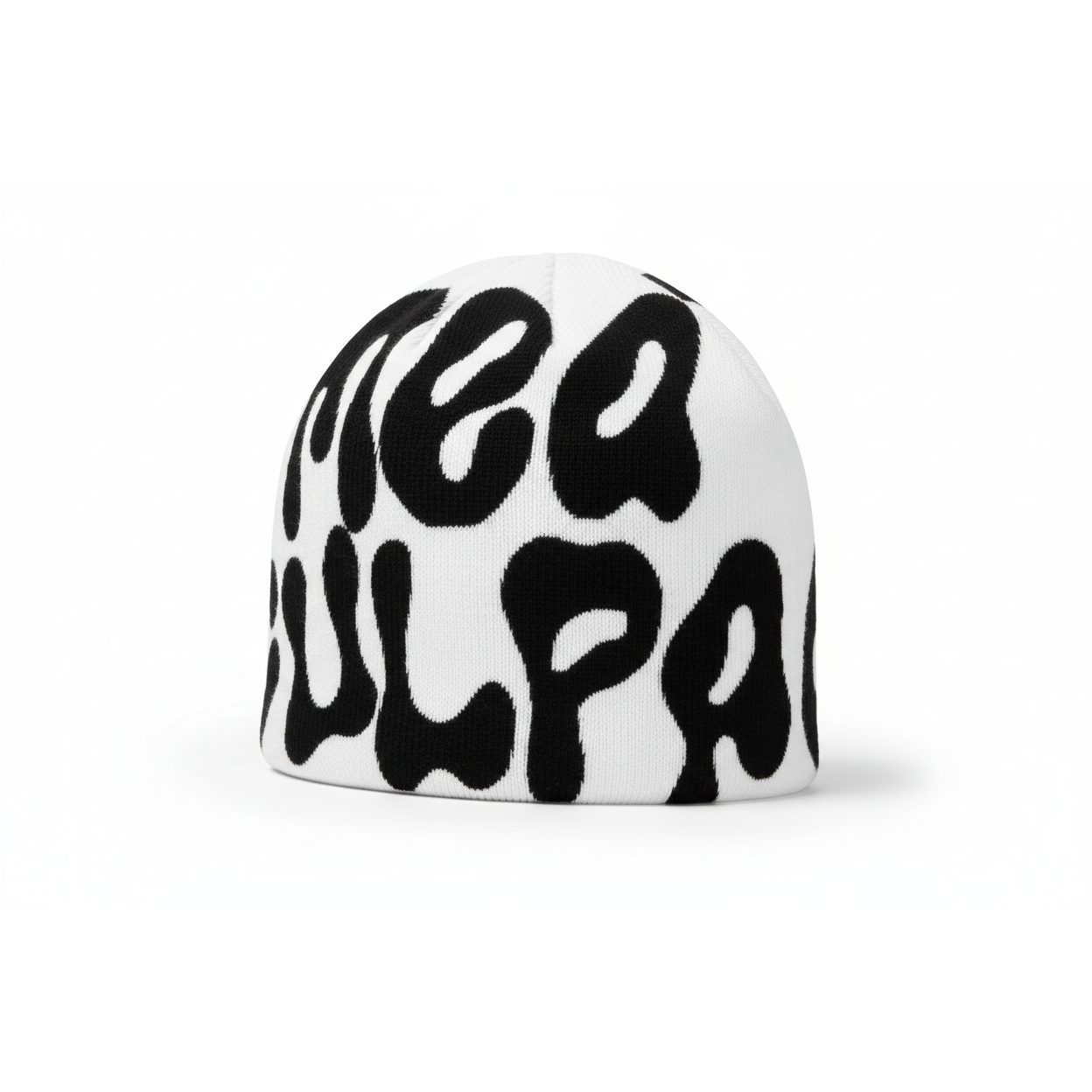 Fashion Letter Jacquard Knitted  Beanie Hat