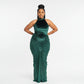 Elegant Halter Sleeveless Bodycon Dress