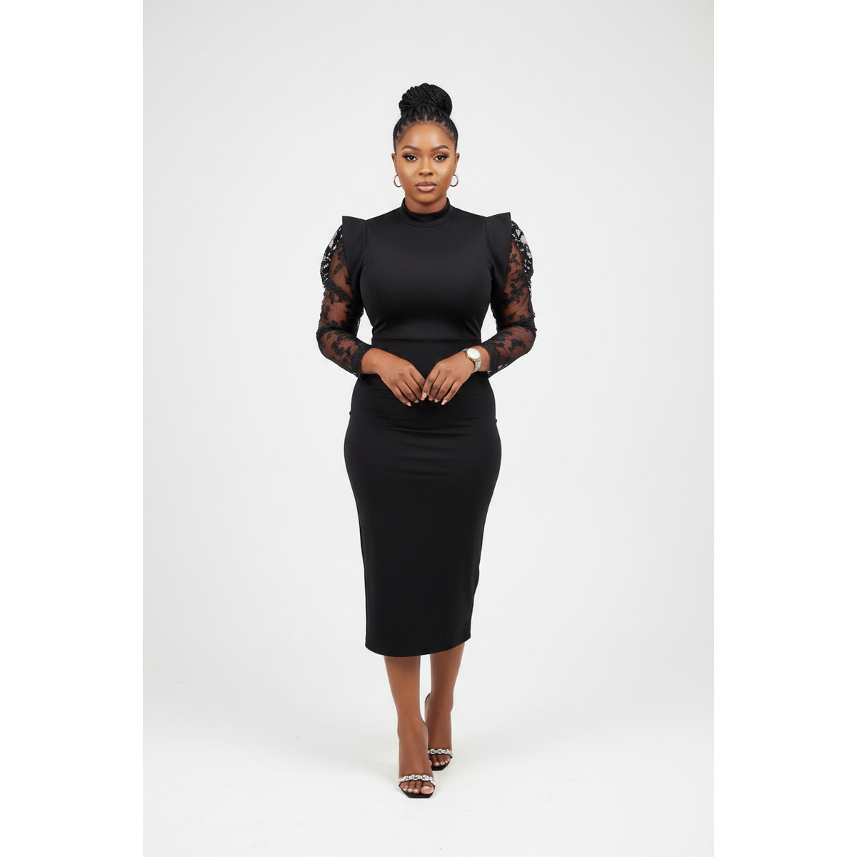 Nited Long Sleeve Bodycon Dress