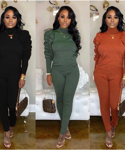 Tracksuit Knitted Set 