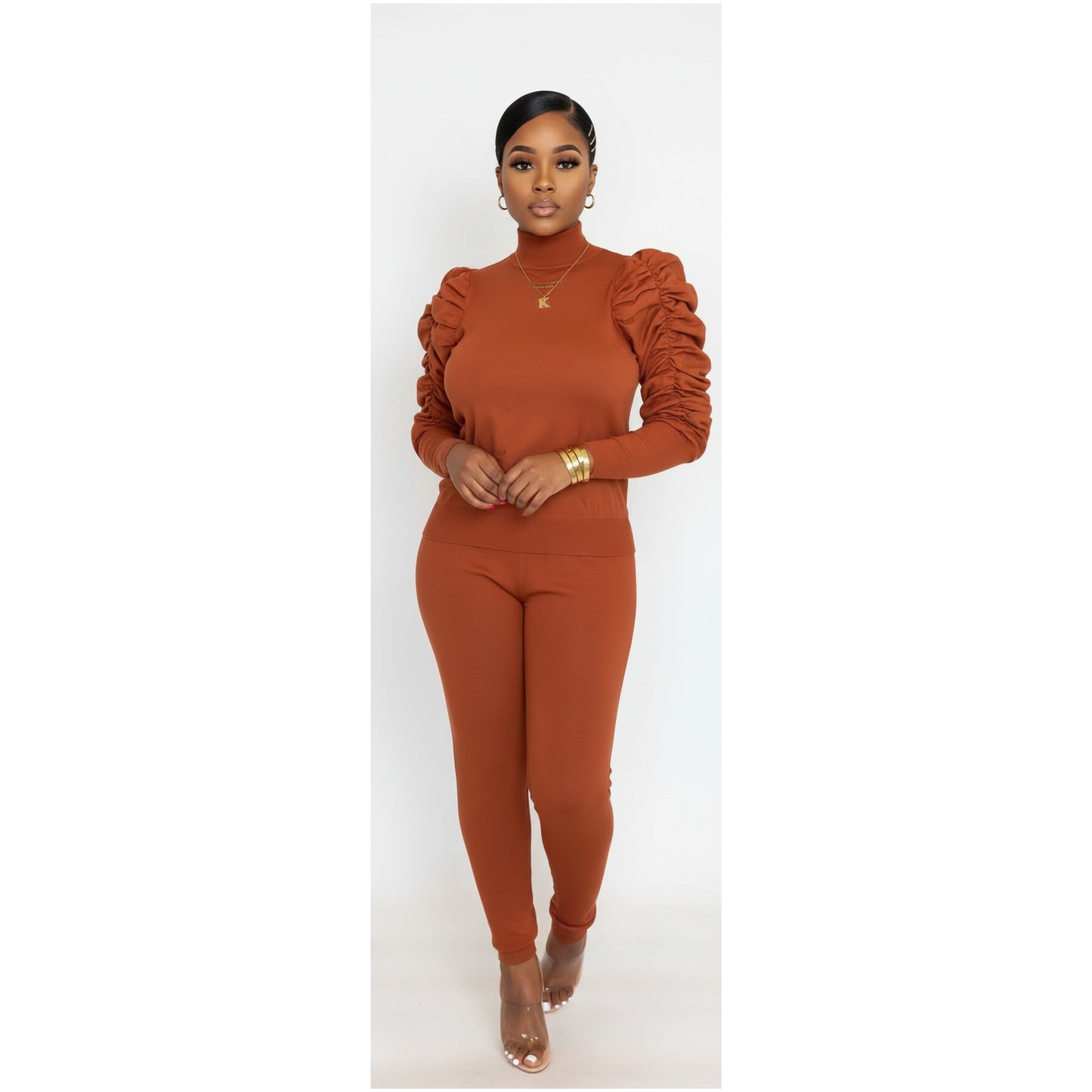 Tracksuit Knitted Set 