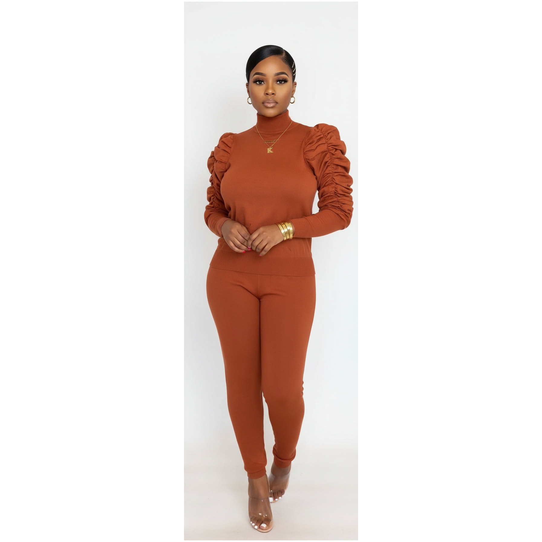 Tracksuit Knitted Set 