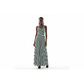 Striped sleeveless Maxi Dress 