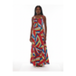 V-Neck Sleeveless Print Maxi Dress 