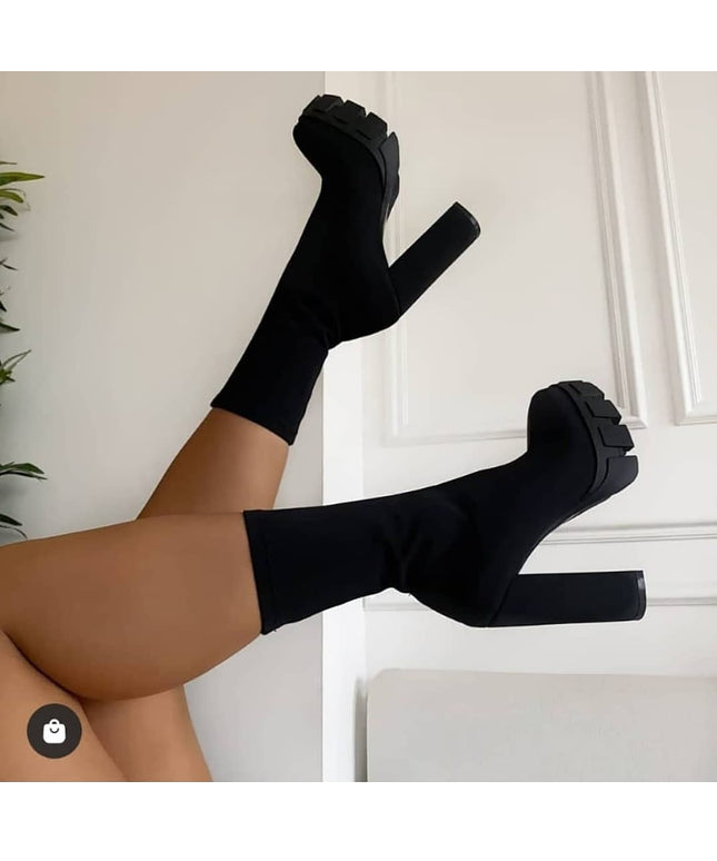 Platform Women Short Boots