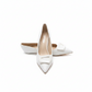 Square Button Pump Slip on Designer Shoes.