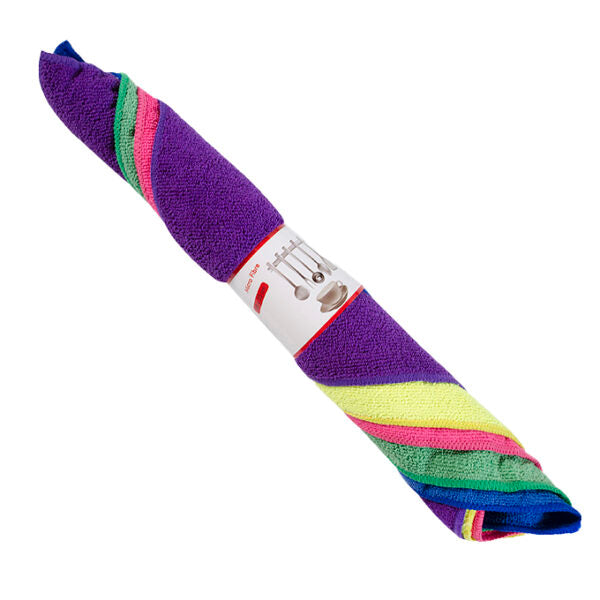 5PCS Plain Assorted Micro Fibre Cloth