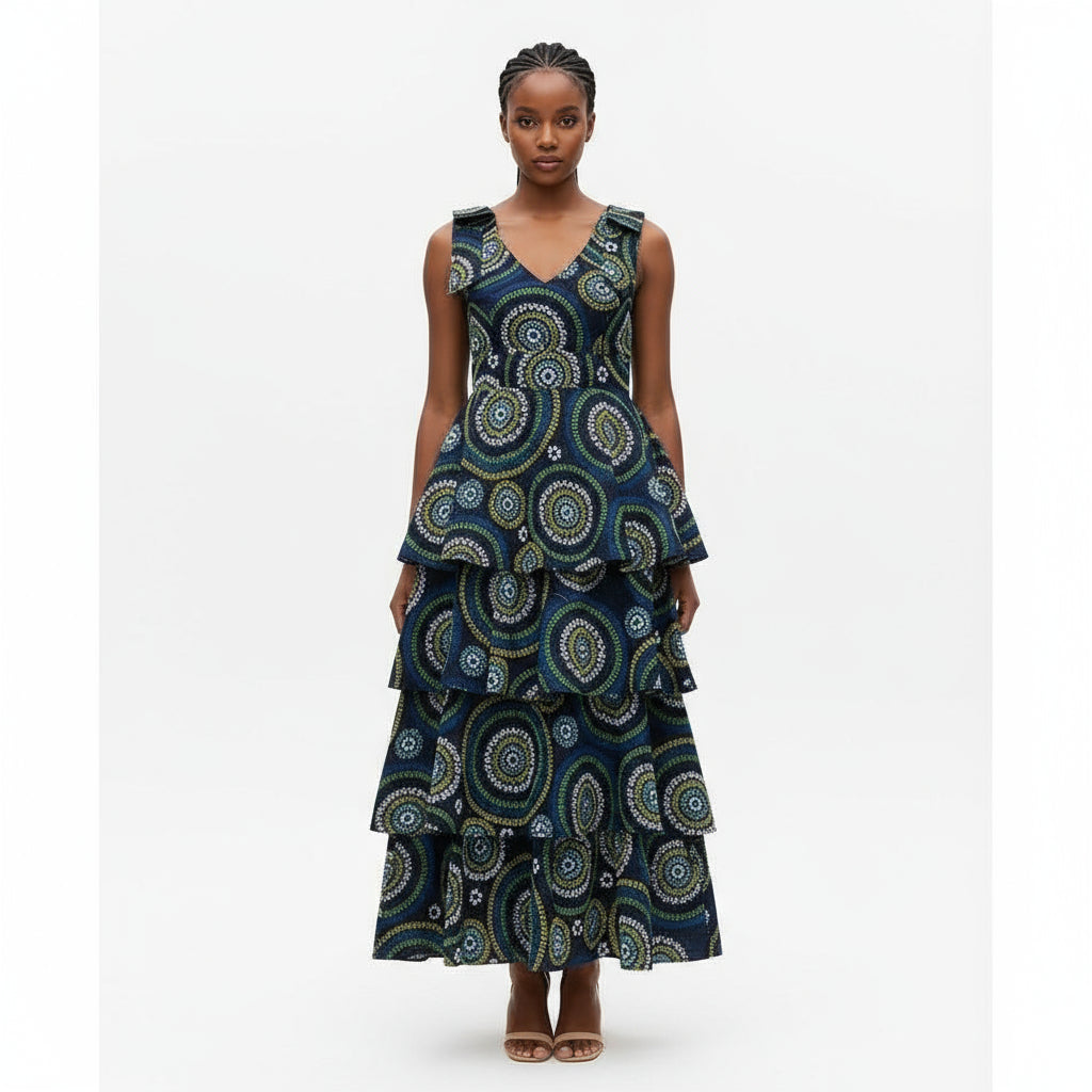 African print Maxi dress