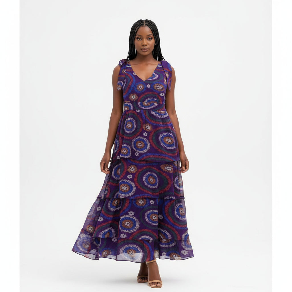 African print Maxi dress