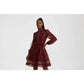Elegant Rhinestone Long Sleeves Dress