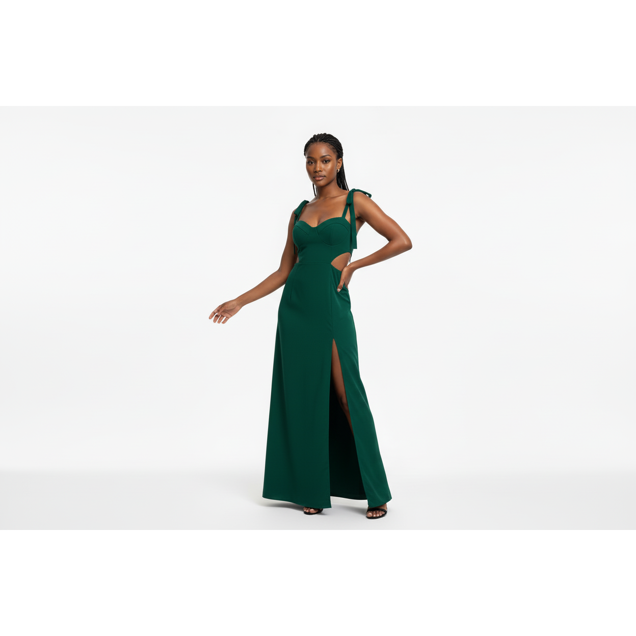 Split Evening Bodycon Party Dress.