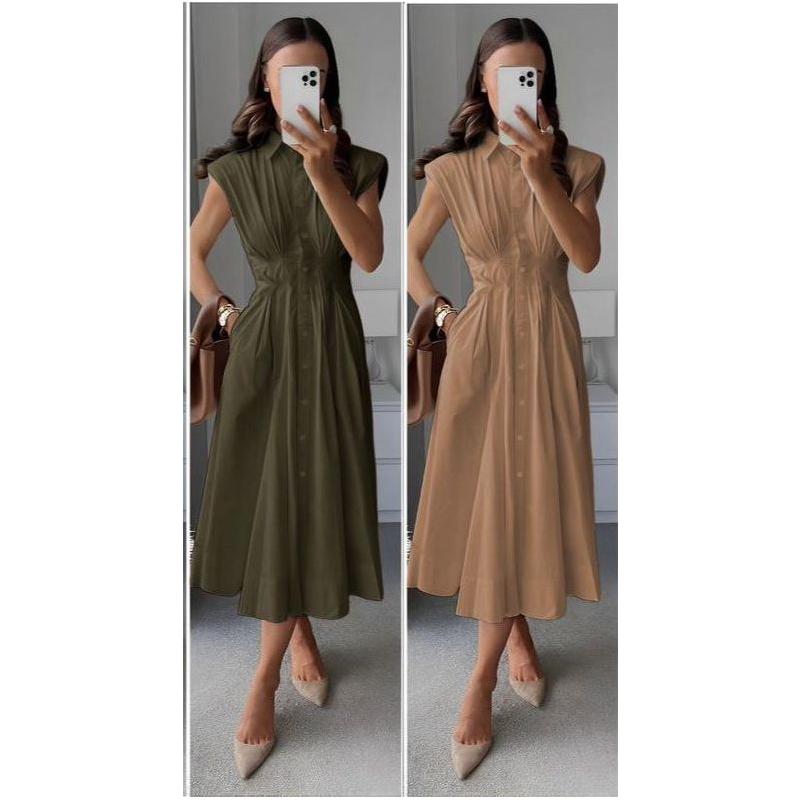 Shirt Dress With Tie Belt