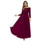 Long Lace Sleeve Bridesmaid Dress.