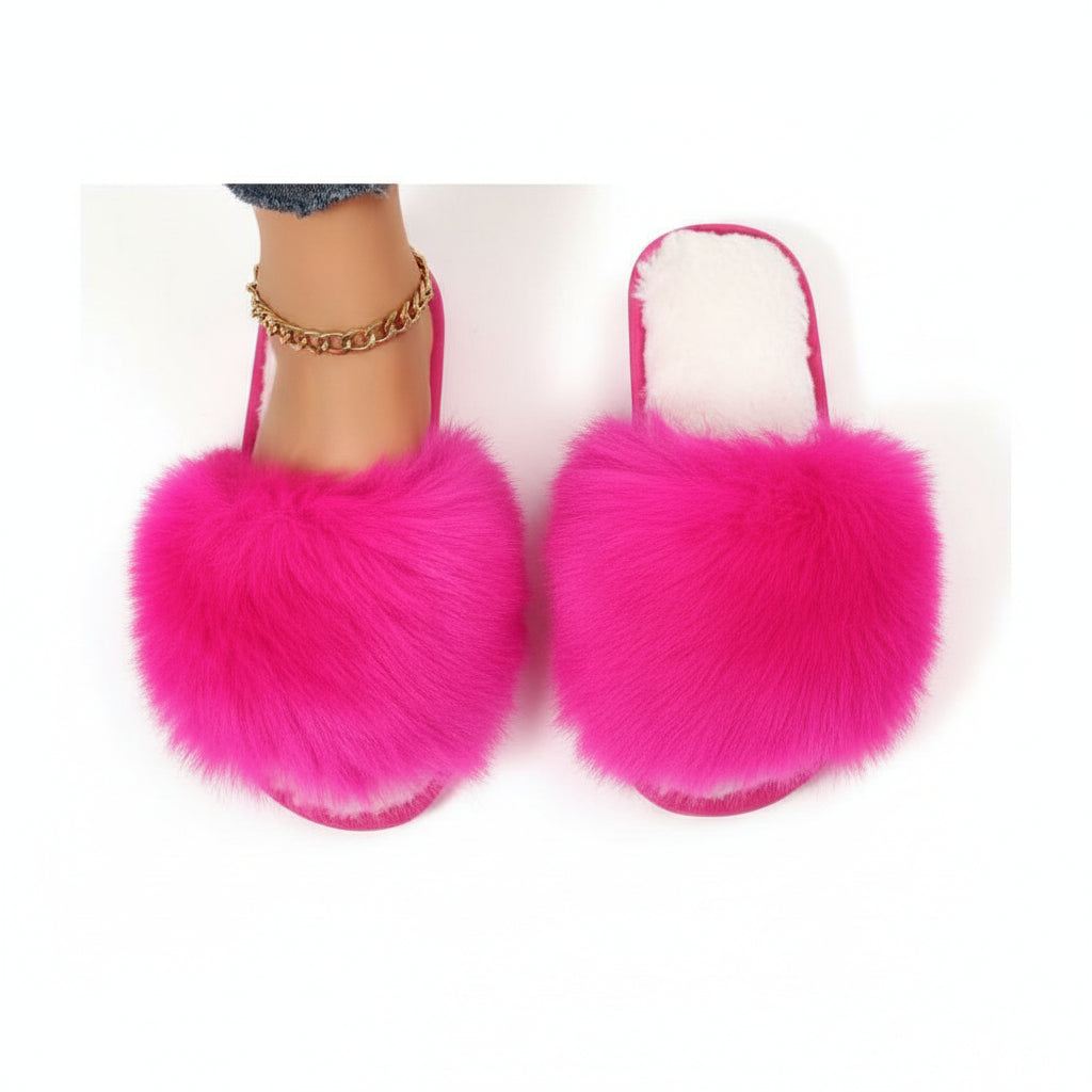Fluffy Bedroom Slippers.