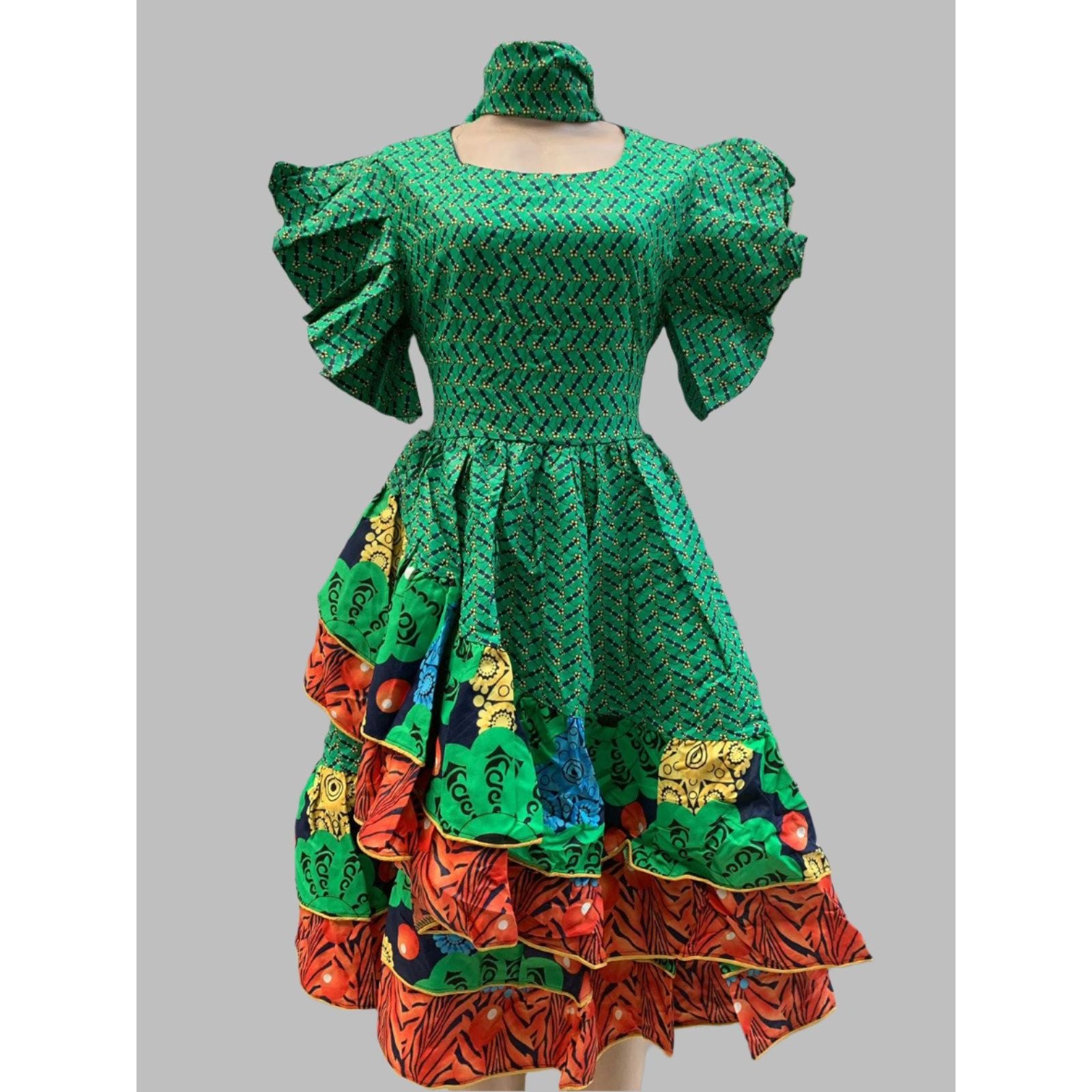 Ankara Gundo Traditional dress.