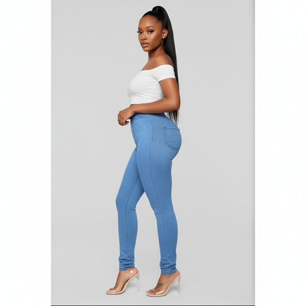 High Waisted Skinny Jeans.