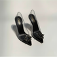 Transparent Rhinestone High Heels