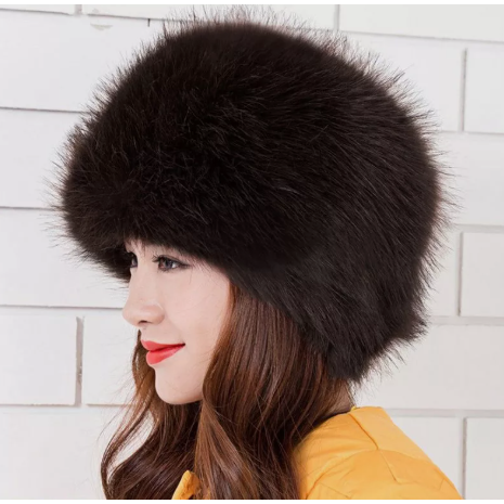 Fluffy Fur Round Winter Bucket Hat