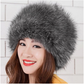 Fluffy Fur Round Winter Bucket Hat