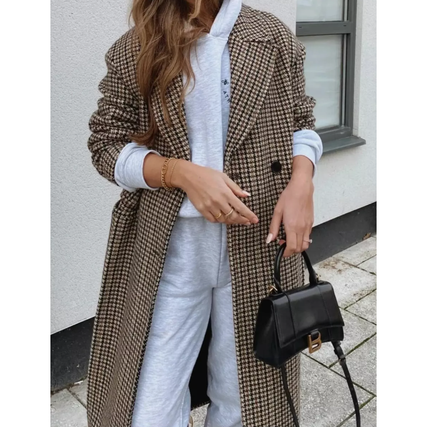 ジャケット・アウター ensou. PS EASY COAT Pebble Grey Plaid ensou. エンソウ PS EASY COAT (PS EASY COAT) Pebble Grey Plaid