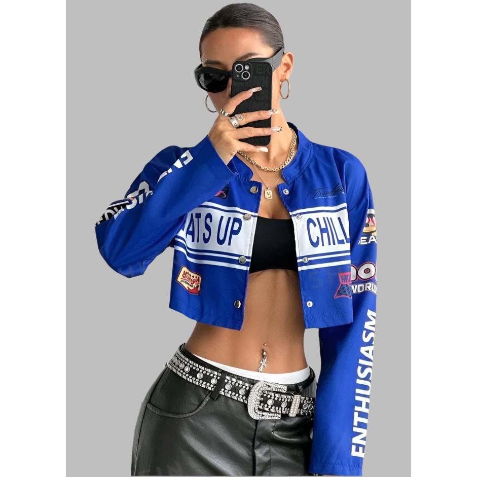 Stylish Bike Leader Crop Jacket