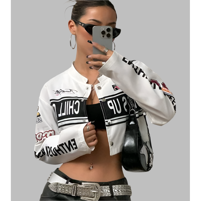 Stylish Bike Leader Crop Jacket