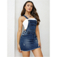 Dungaree Denim Overall Mini Dress