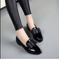 Pointed-toe Bowknot Chunky Loafer Shoes