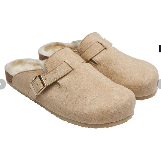 Birkenstock Boston Fur Clog Footbed Sandals