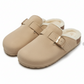 Birkenstock Boston Fur Clog Footbed Sandals