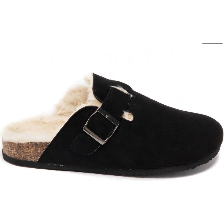 Birkenstock Boston Fur Clog Footbed Sandals