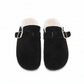 Birkenstock Boston Fur Clog Footbed Sandals