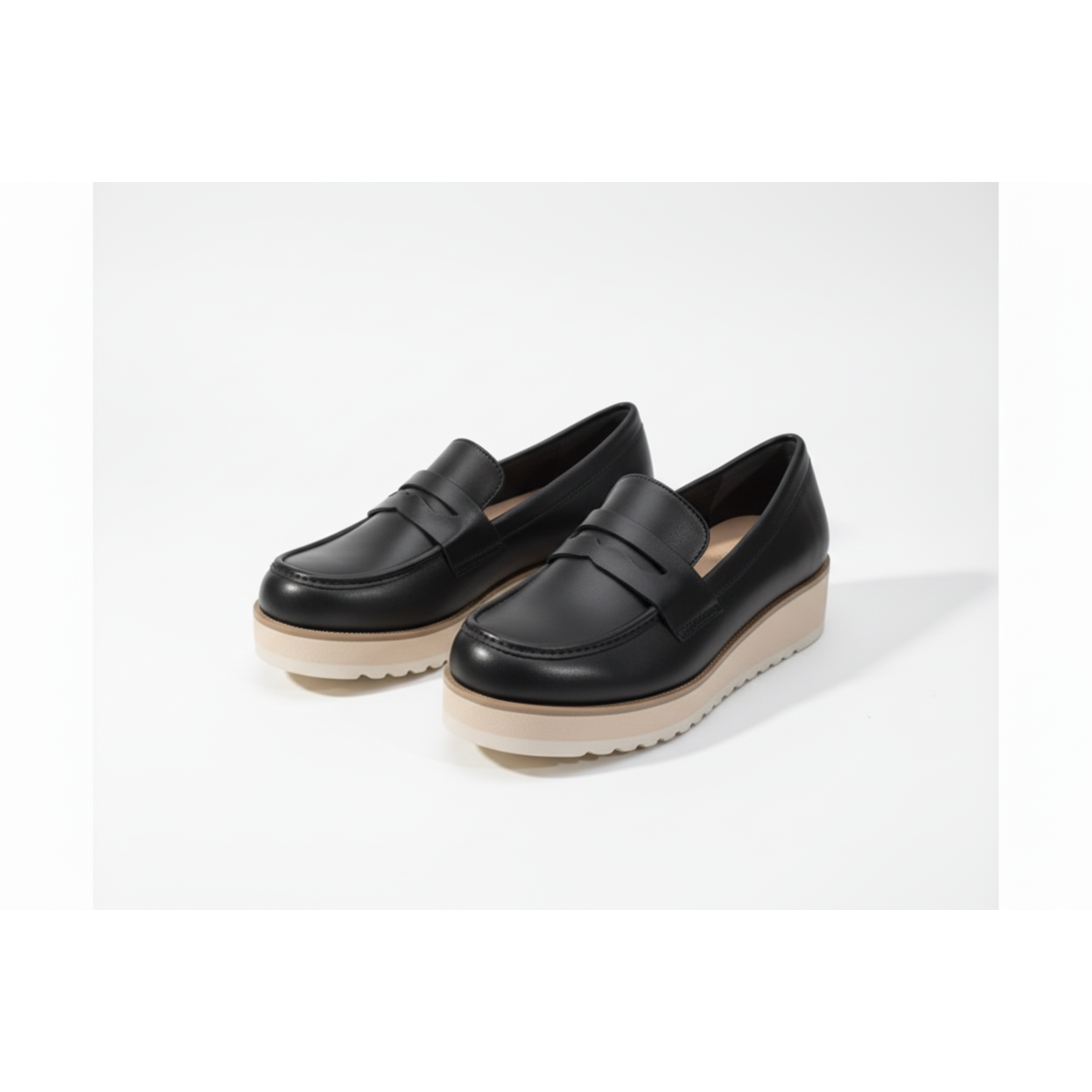 Chunky Casual Fashion Loafer Shoes.