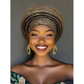 Auto Gele African Head Wraps Church Turban for Women