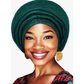 Auto Gele African Head Wraps Church Turban for Women