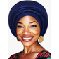 Auto Gele African Head Wraps Church Turban for Women