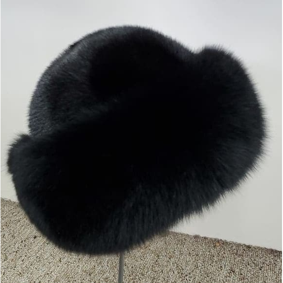Winter Fur Hat Women Natural Raccoon Fox Fur Russian Hats