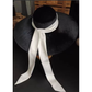 Elegantly Embellished Velvet Brimmed Hat for Women