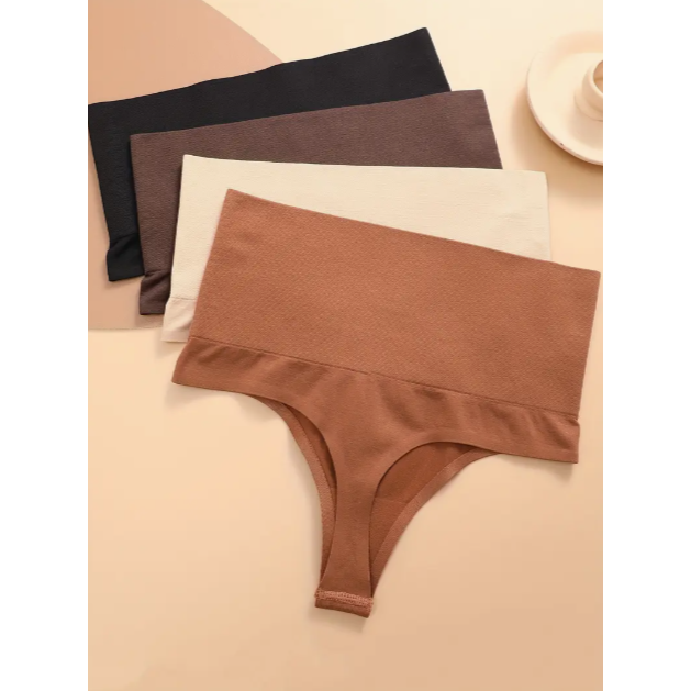 Solid Color Thickened High Waist Menstrual Panties