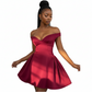 Off-Shoulder Mini Dress