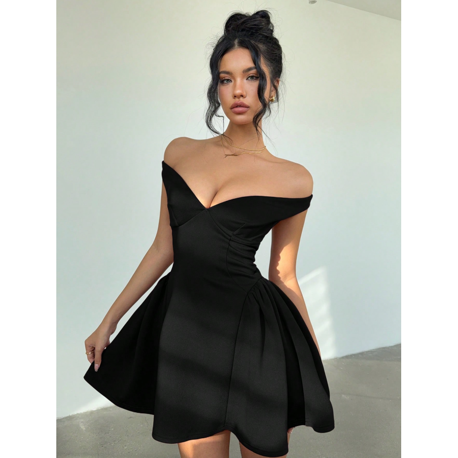 Off-Shoulder Mini Dress