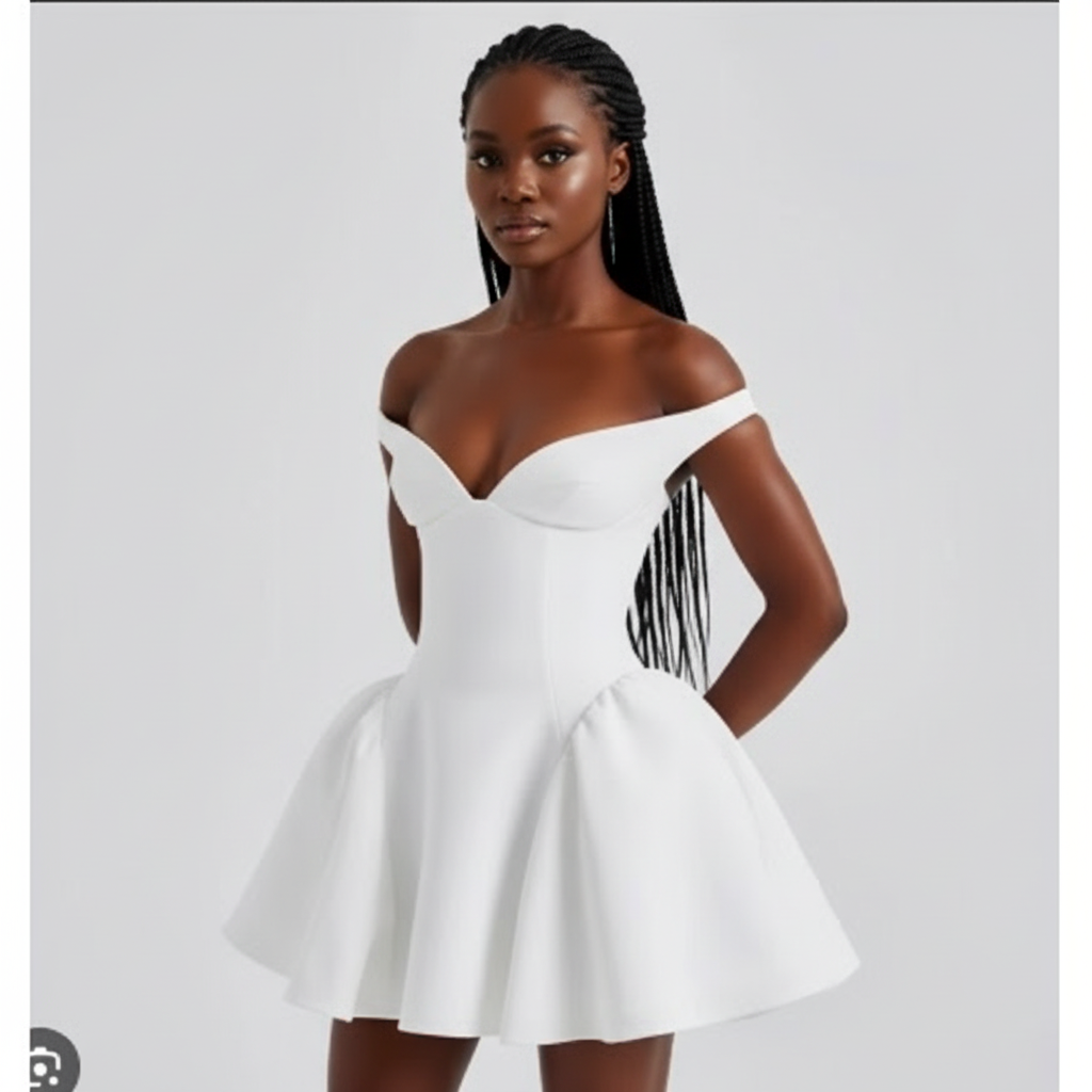 Off-Shoulder Mini Dress