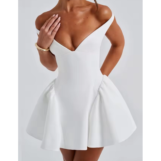 Off-Shoulder Mini Dress